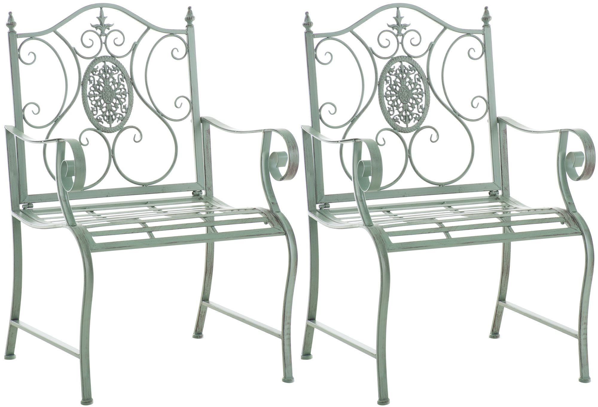 Lot de 2 chaises de jardin Punjab