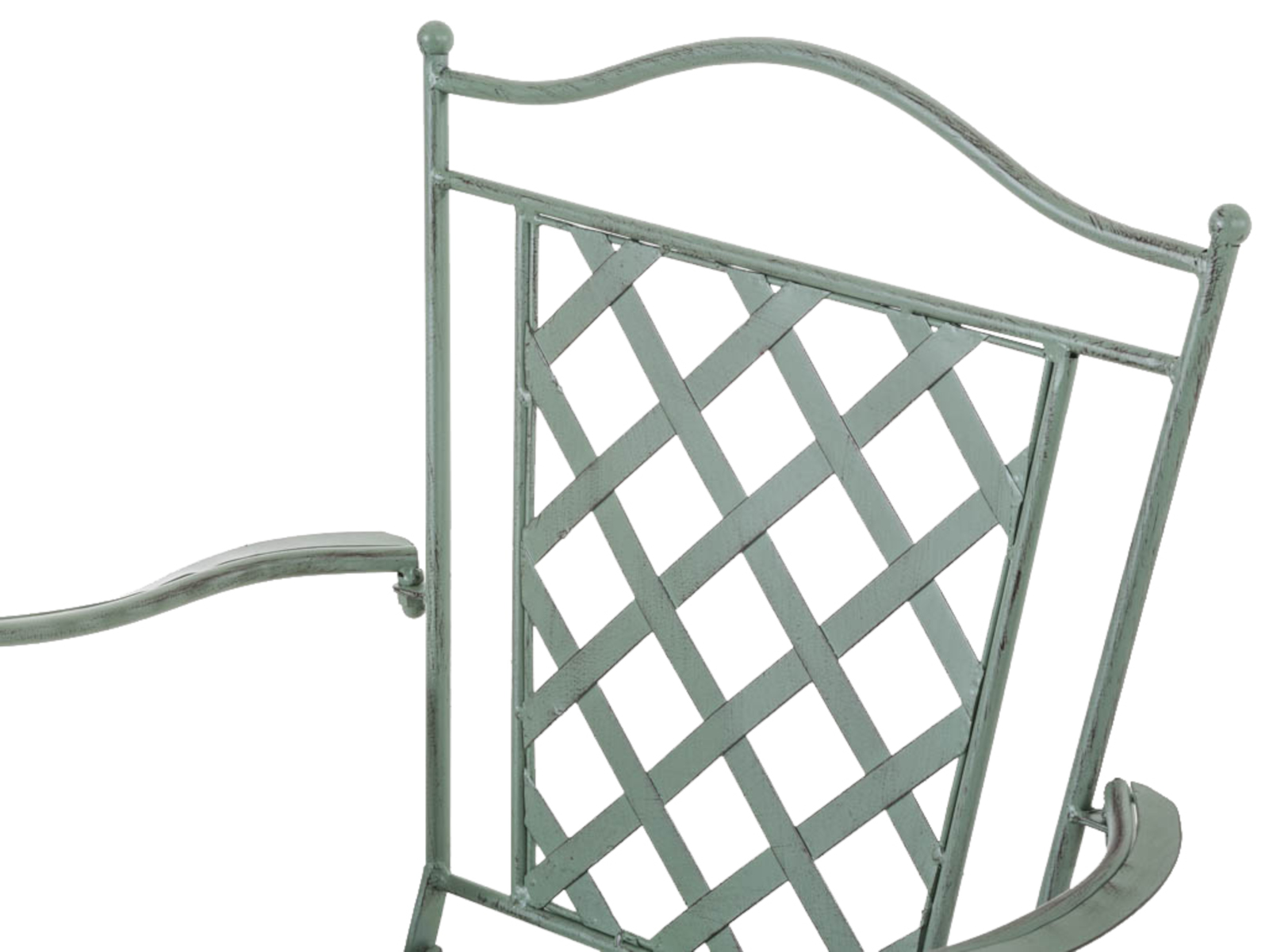 Lot de 2 chaises de jardin pliables Adara en fer