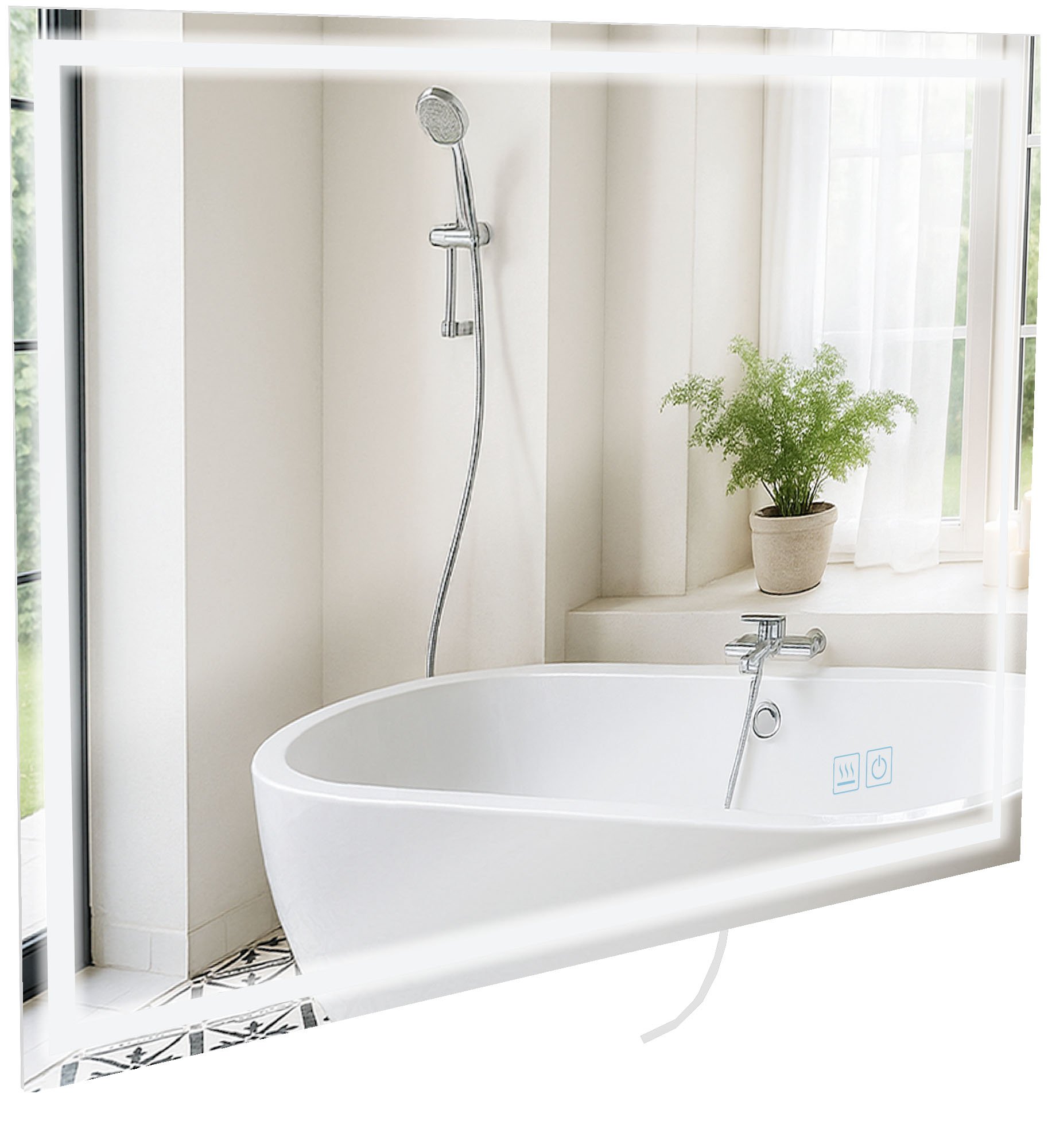 Miroir de salle de bain Jaffrey