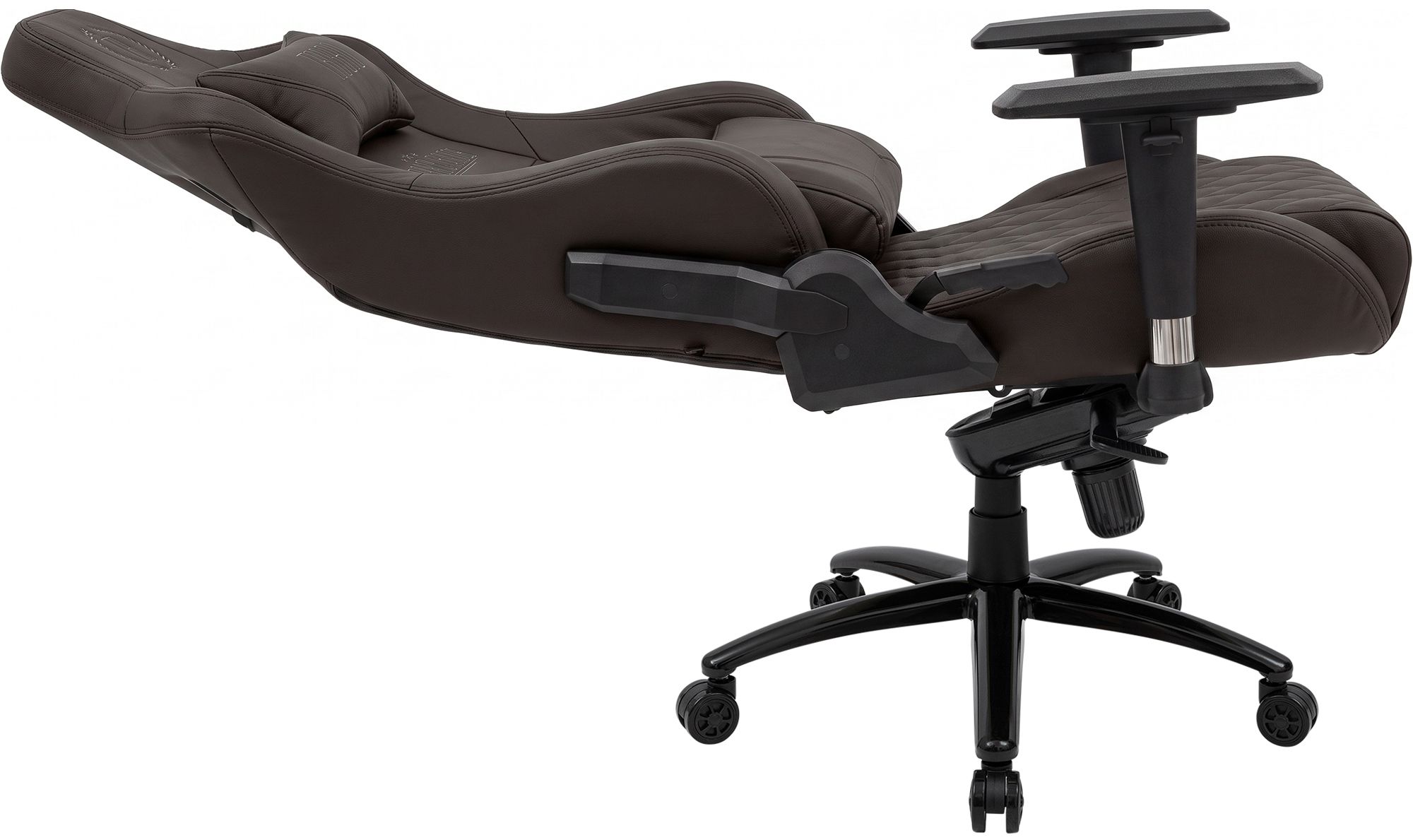 Fauteuil de bureau Keren revêtement en cuir véritable