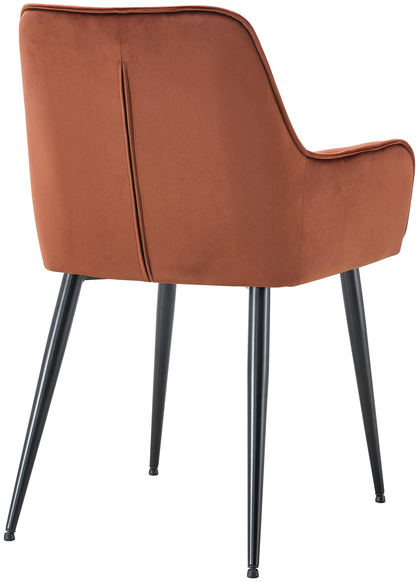 Lot de 2 chaises de salle à manger Ferndale velours