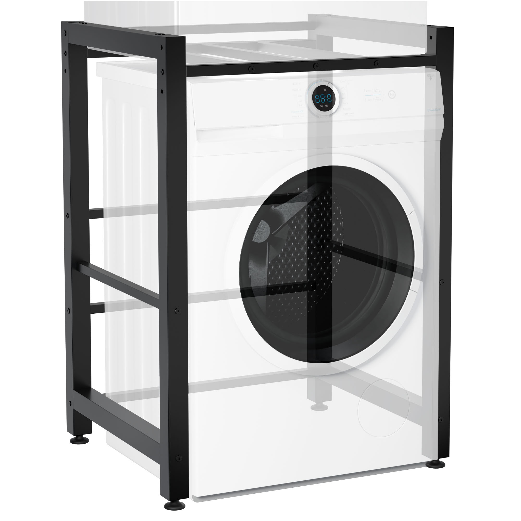 Meuble dessus machine à laver Medina - Étagère de rangement gain de place