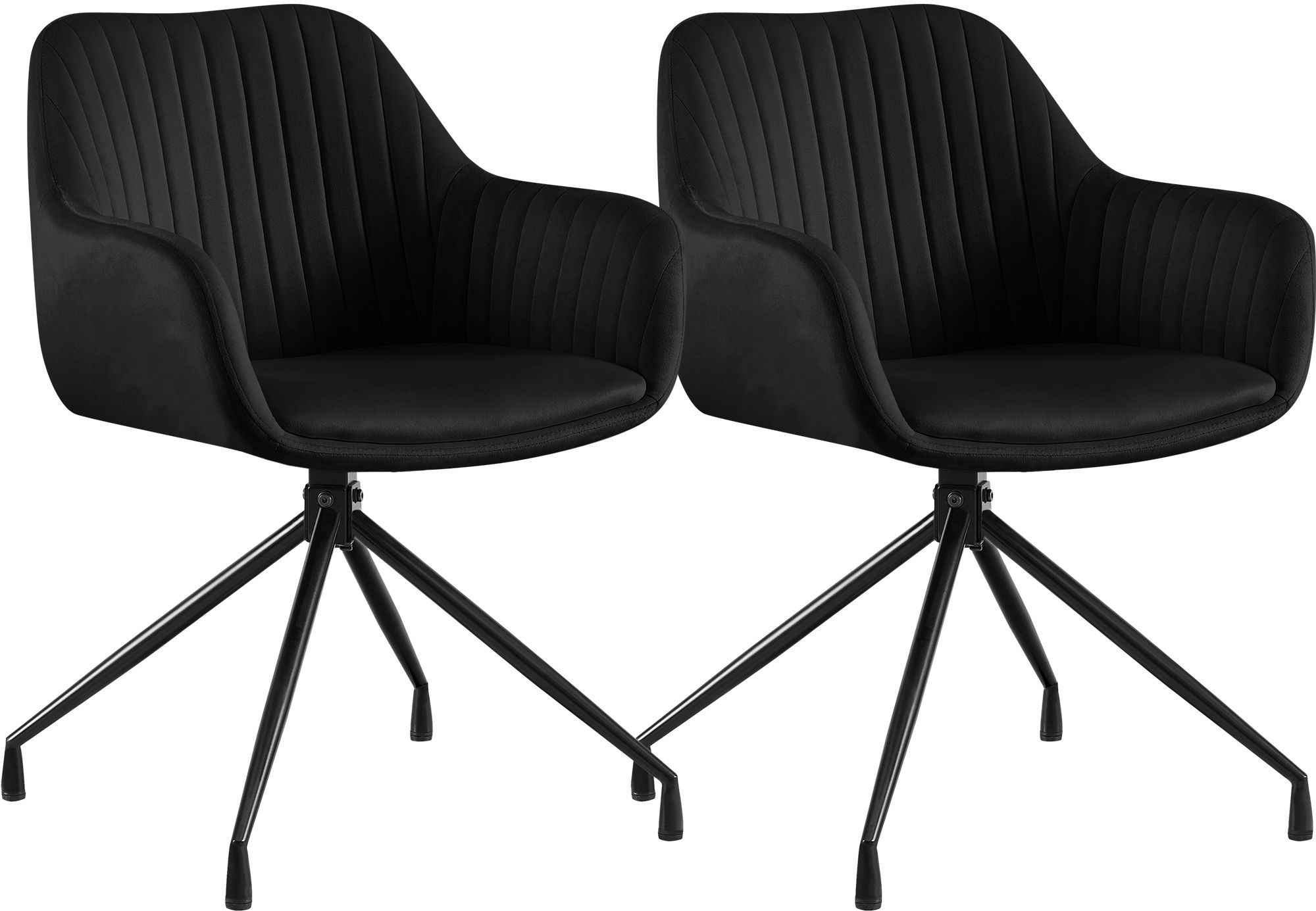 Lot de 2 chaises de salle a manger Novanis