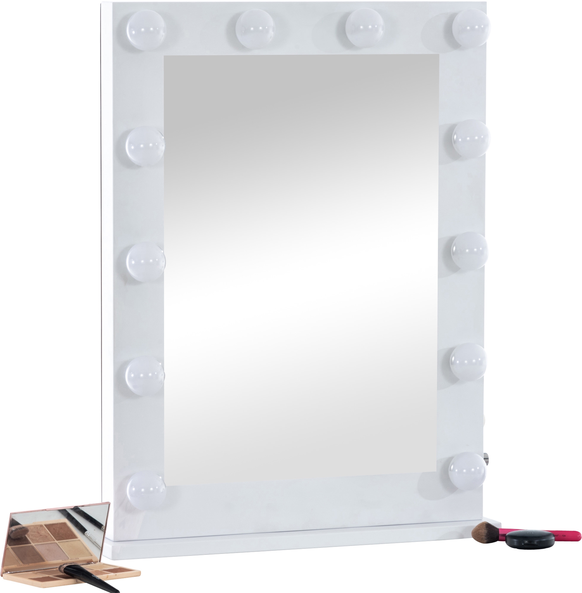 Bureau de Maquillage avec Miroir éclairé par LED, Bureau de
