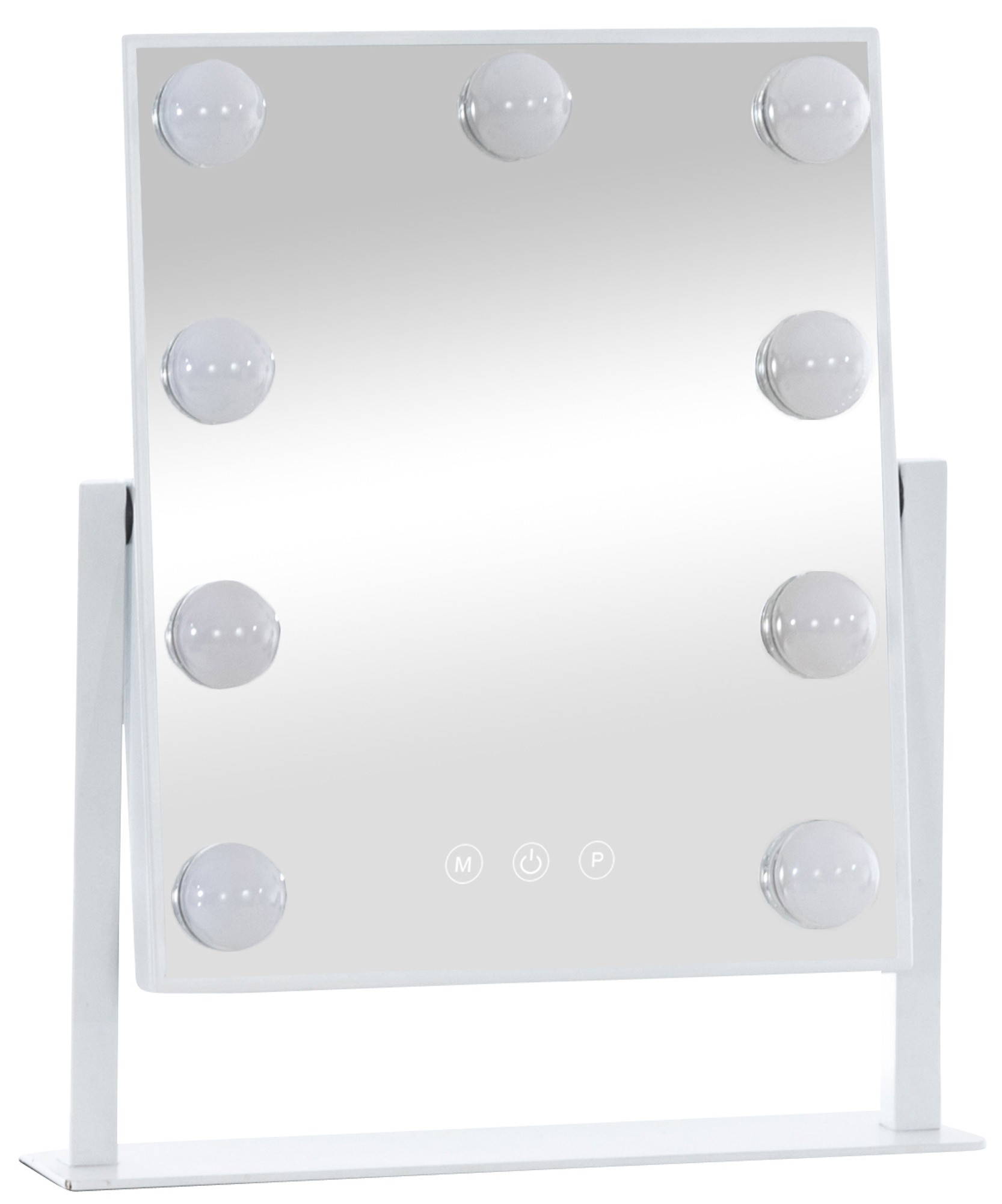 Miroir Led de Maquillage Majuro avec lumière réglable et écran tactile