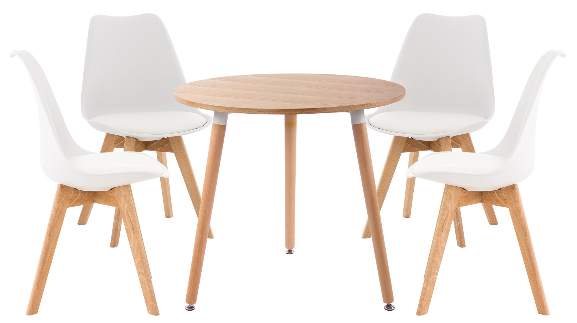 Ensemble de salle à manger Lansgar avec 1 Table et 4 chaises
