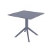 Tisch Sky 80 cm-dunkelgrau