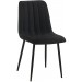 Stuhl Dijon-schwarz-Stoff