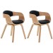 Esszimmerstühle Besucherstühle Konferenzstühle Warteraumstühle Saalstühle Stuhl Stühle Holz Kingston 2er Set von CLP kaufen