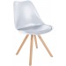 Stuhl Sofia Kunststoff Rund Weiß