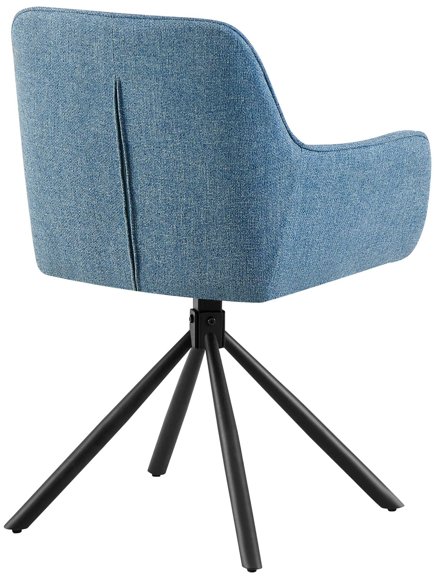 Lot de 2 chaises Tipton tissu