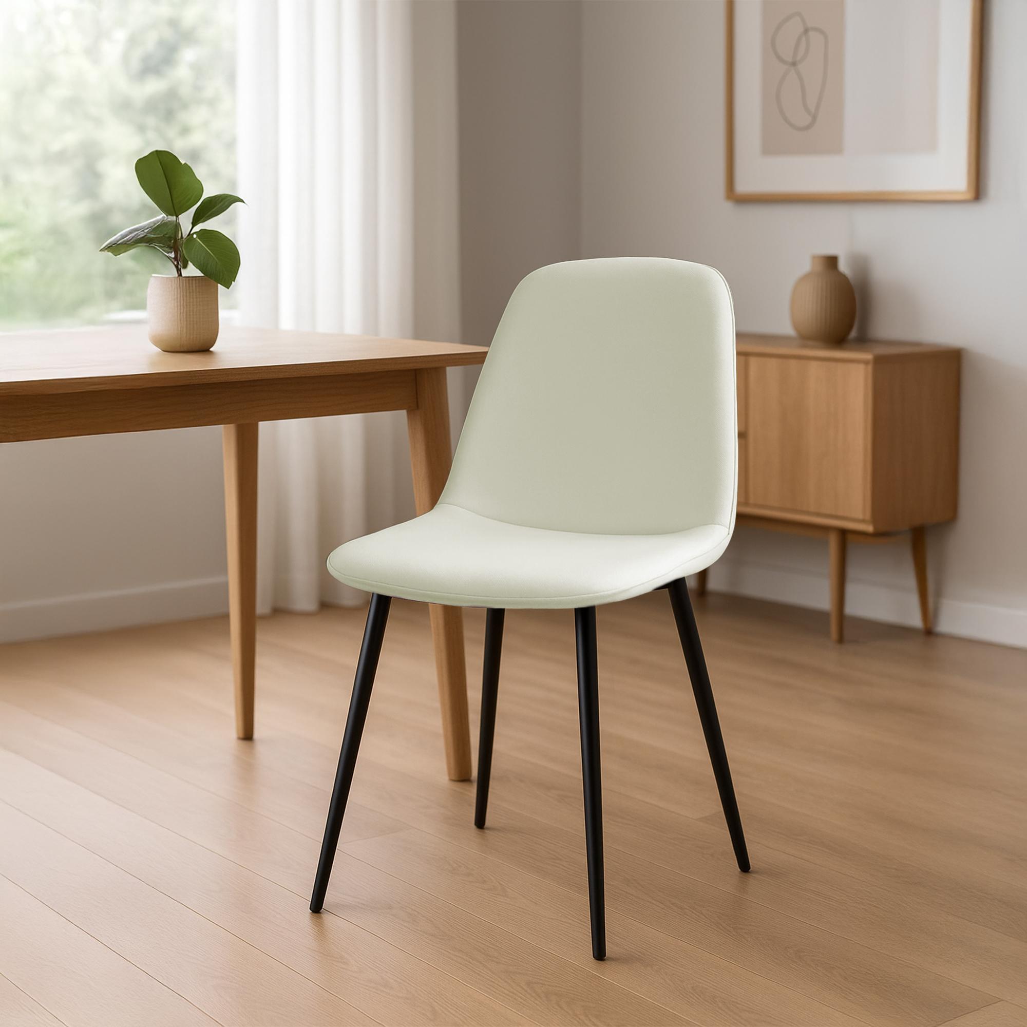 Lot de 2 chaises de salle à manger Maryam