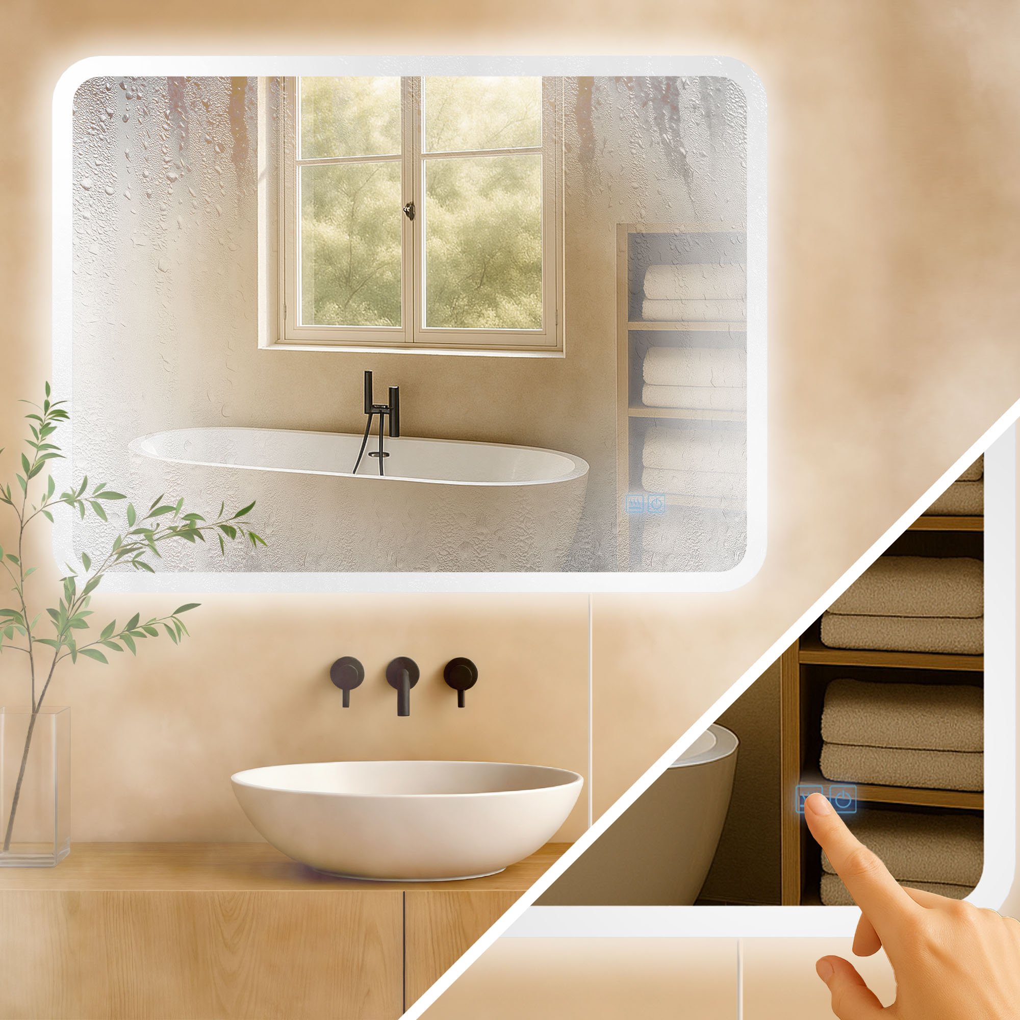 Miroir de salle de bain Jericho