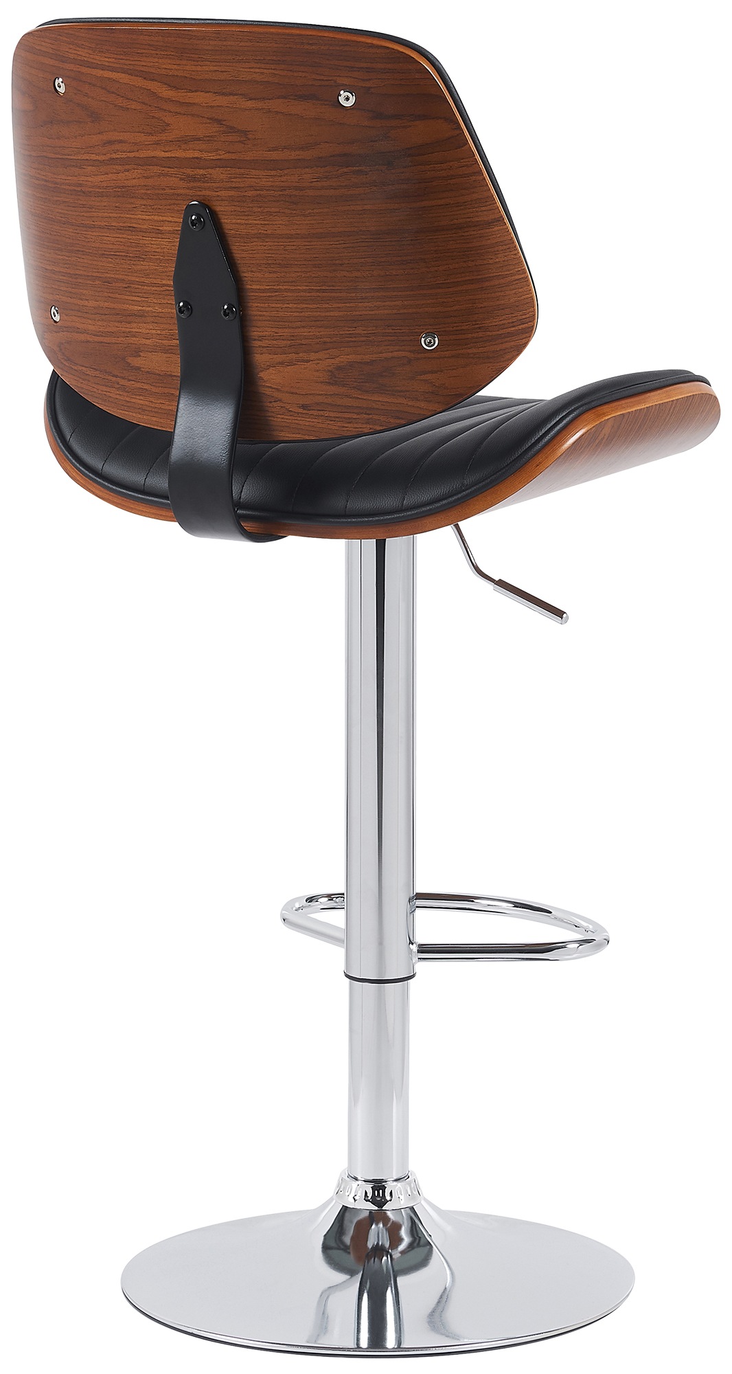 Lot de 2 tabourets de bar Clawson en similicuir