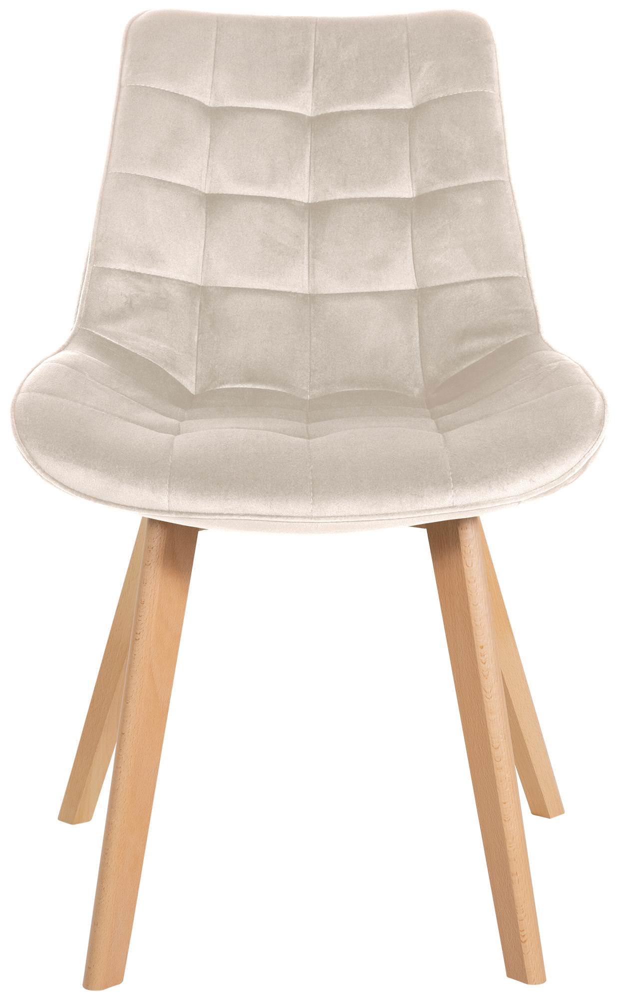 Lot de 2 chaises Brook velours