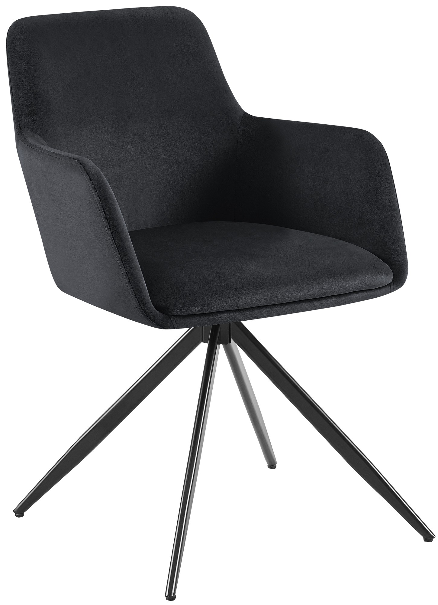Chaise de salle à manger Olema velours
