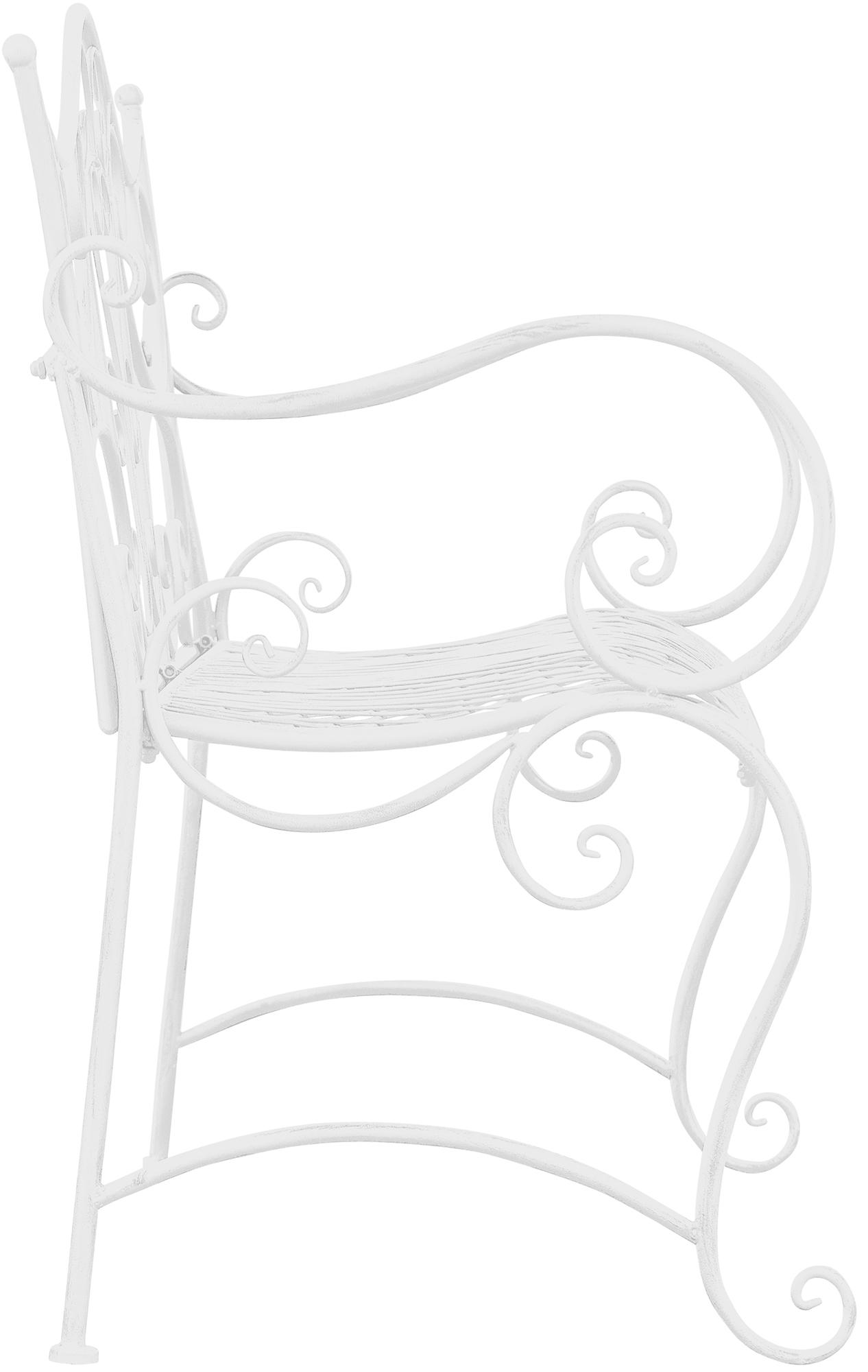 Banc de jardin au style antique Tara en fer forgé