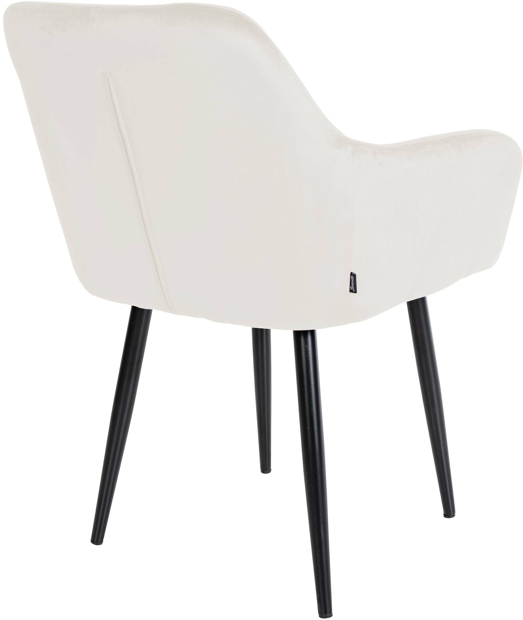 Lot de 2 chaises de salle à manger Stanley velours