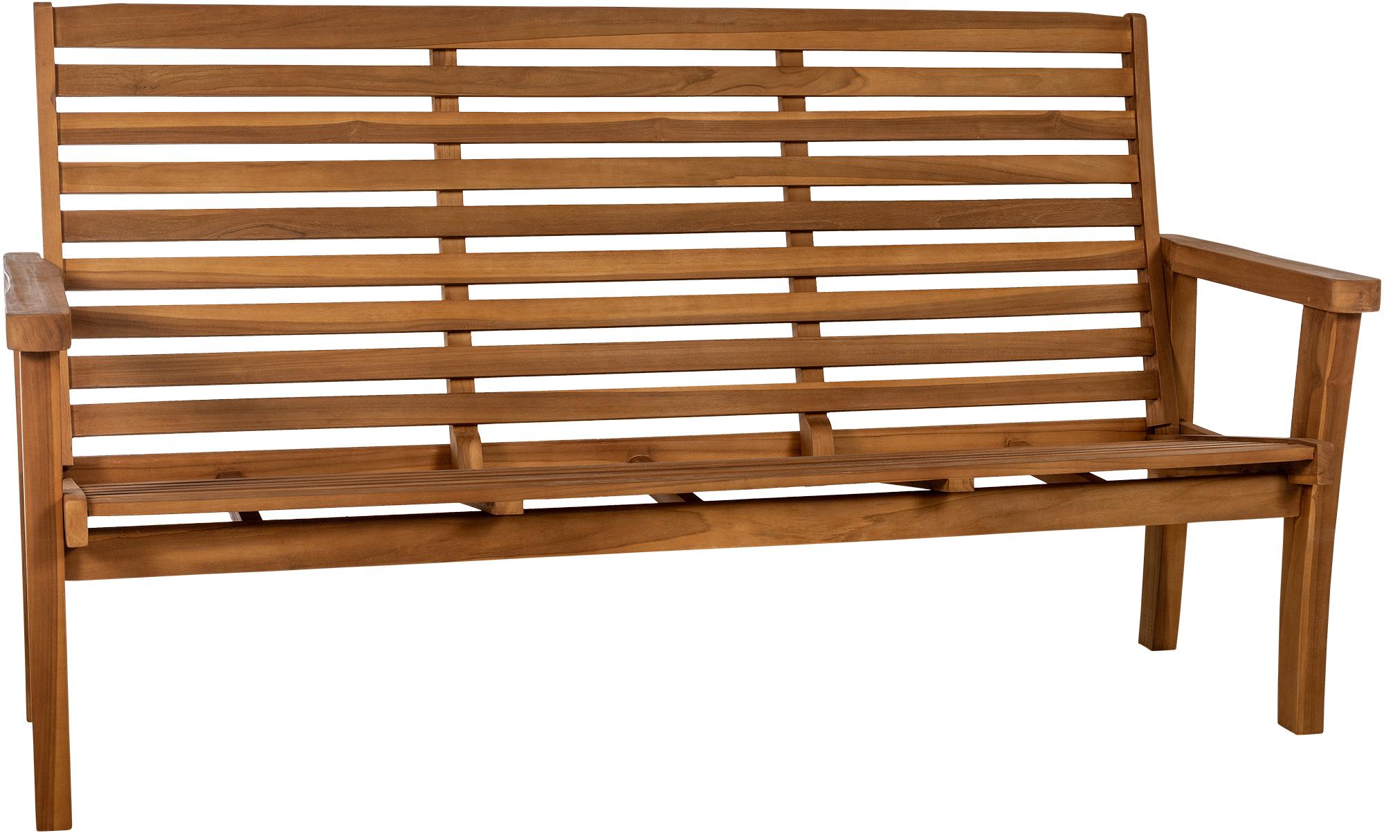 Banc en teck Nicosia avec dossier inclinable