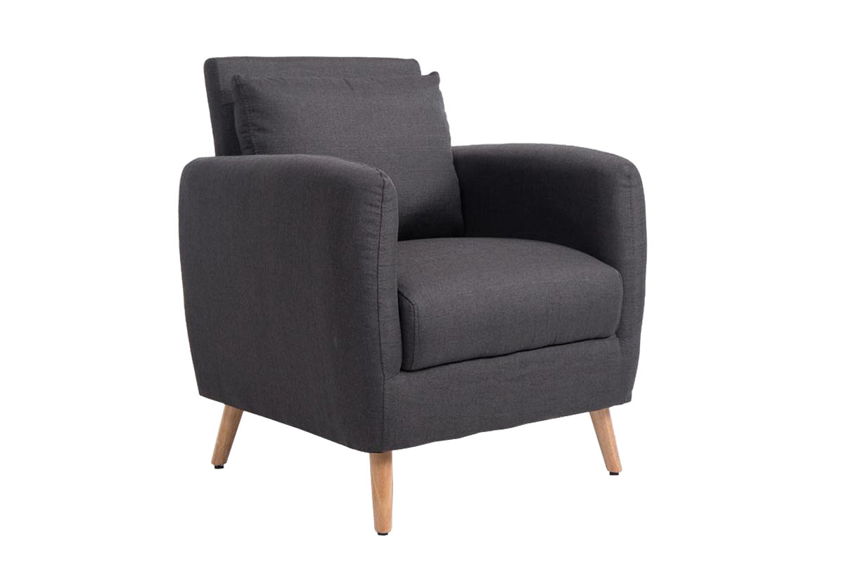 Fauteuil Tilgard en tissu