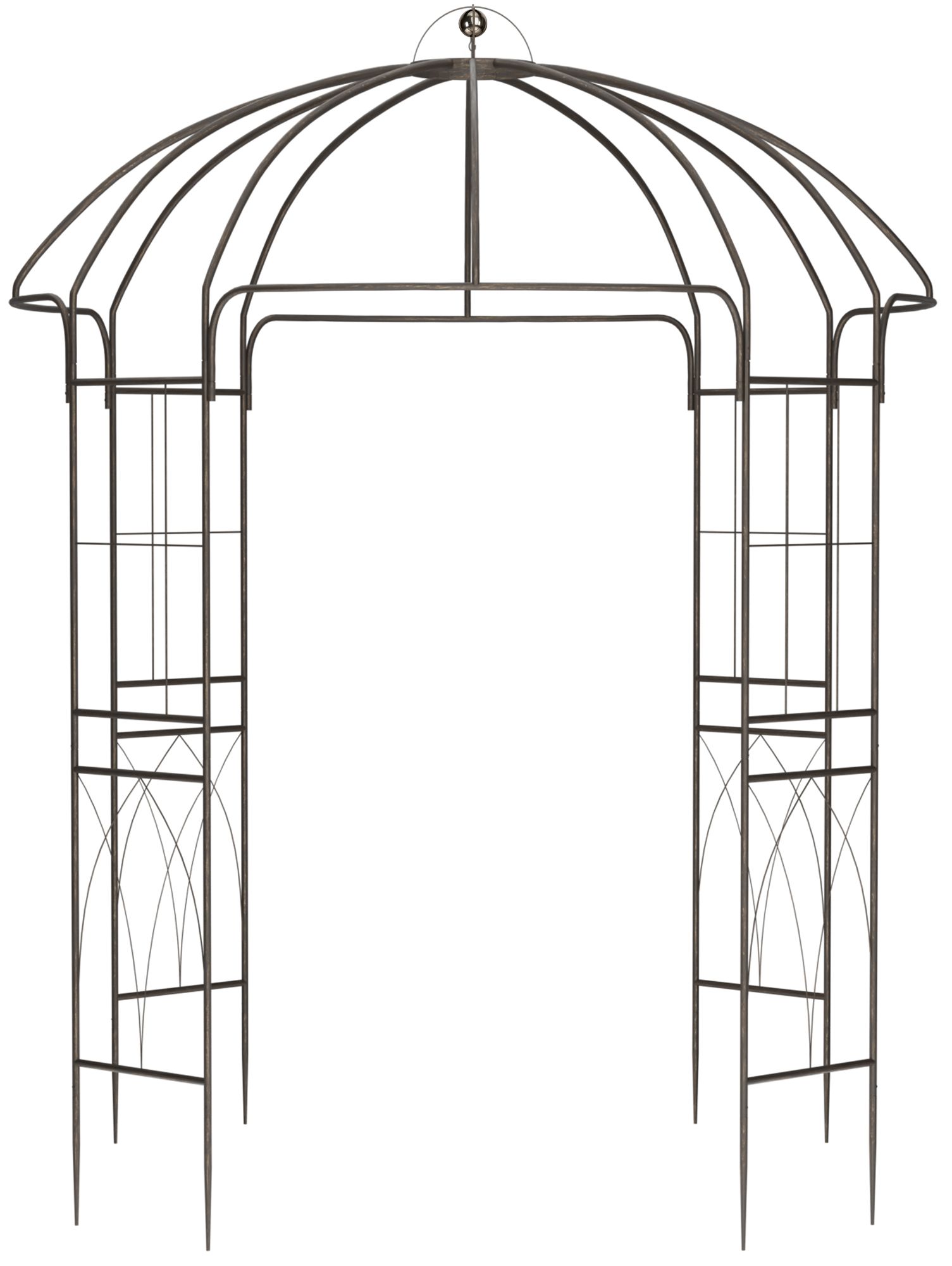 Pavillon de jardin Keira avec treillis
