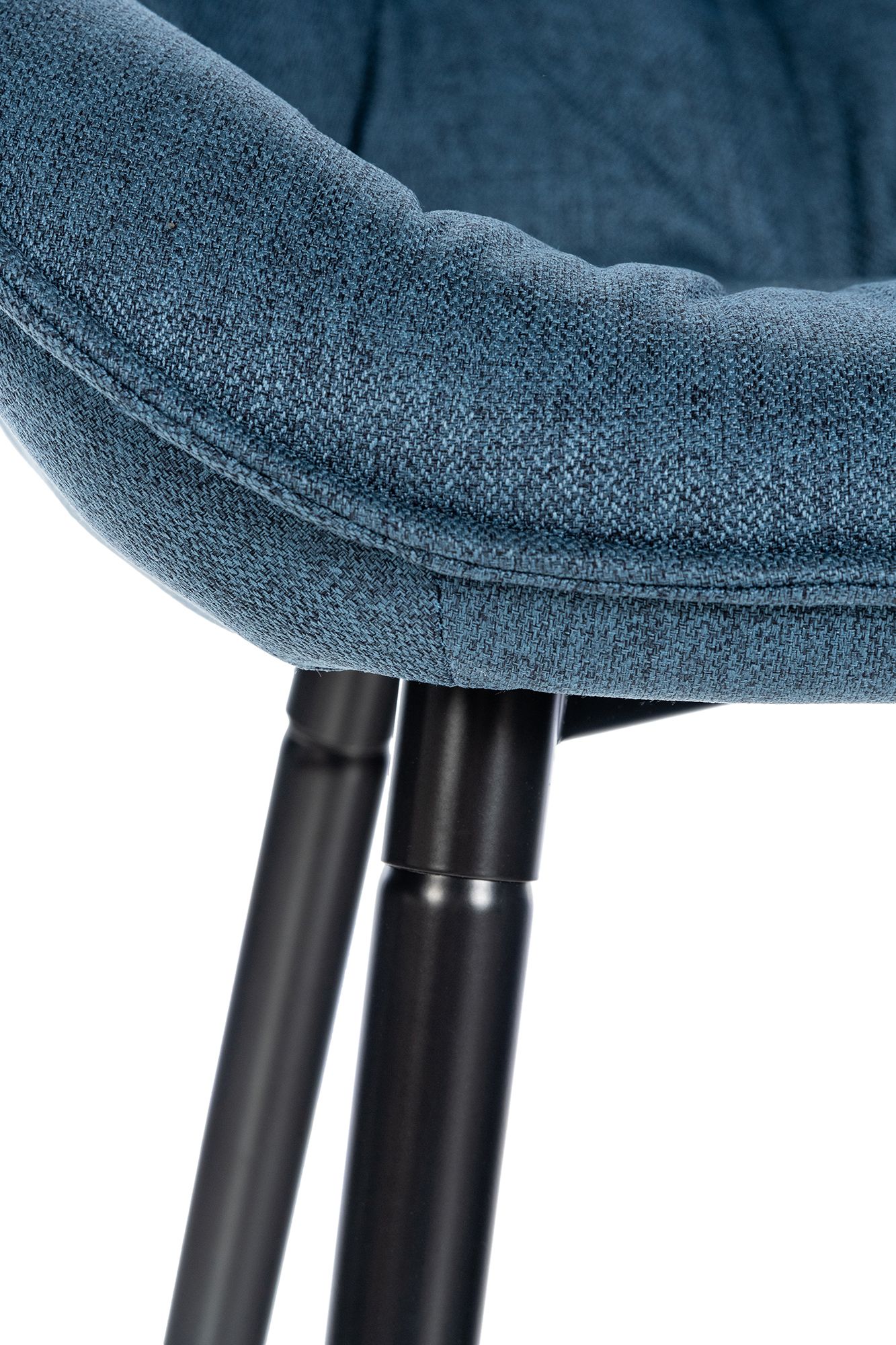 Lot de 2 Tabourets de bar Gibson avec Pieds en Métal