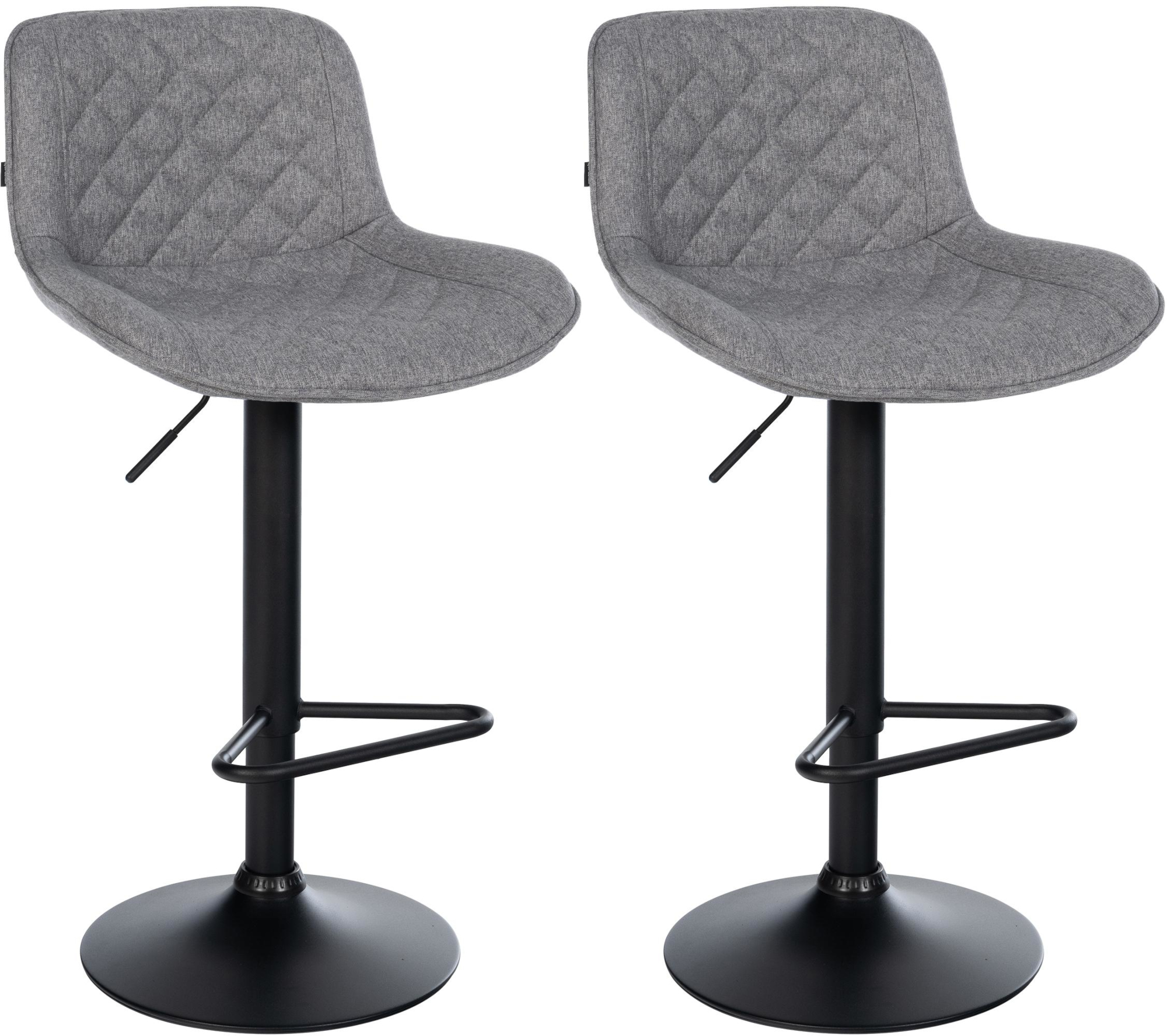 Lot de 2 tabourets de bar Kasson