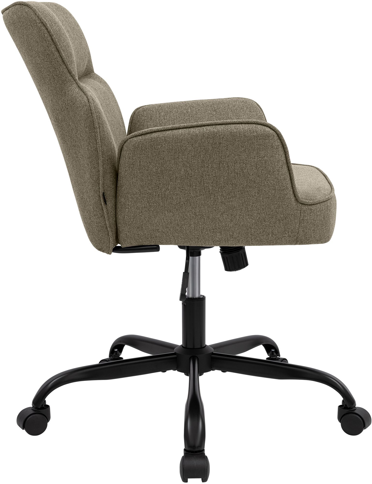 Chaise de bureau Amado en tissu