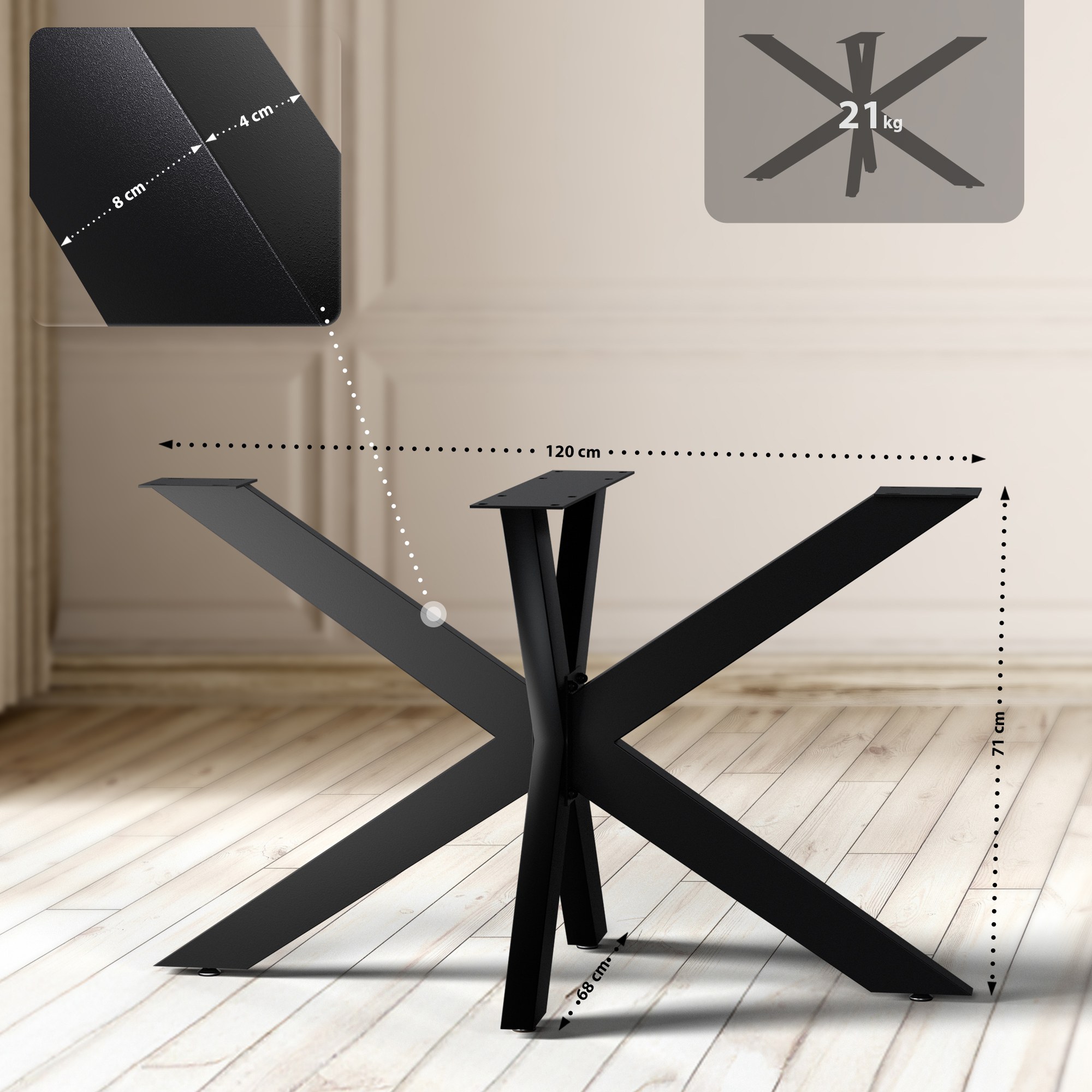Pieds de table Hardwick
