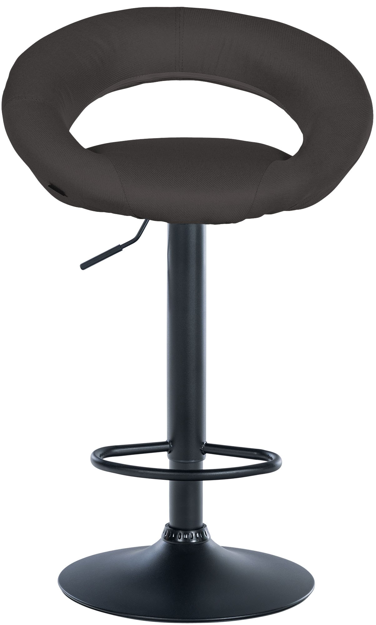 Lot de 2 tabourets de bar Olinda tissu