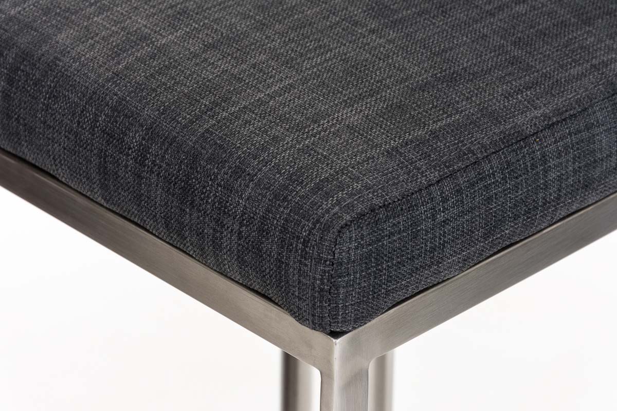 Lot de 2 tabourets de bar Panama en tissu