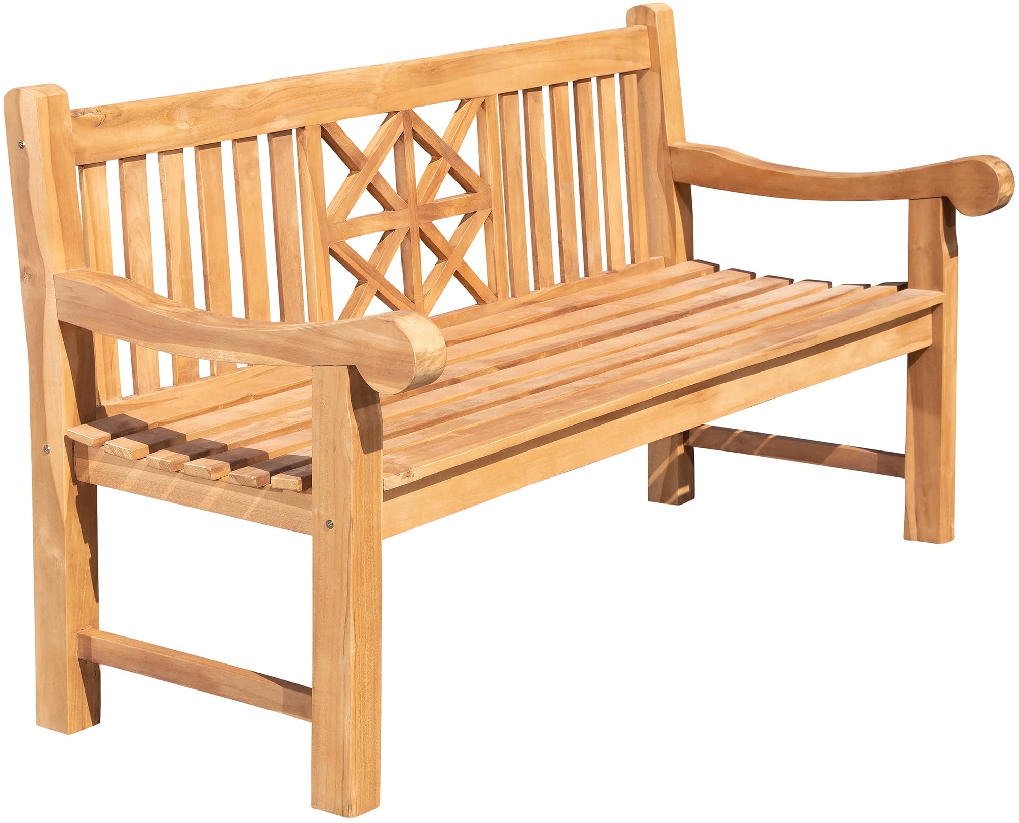 Banc de jardin en bois de teck Florida