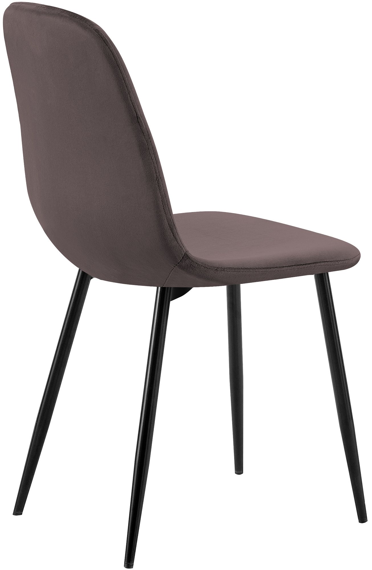 Lot de 4 chaises de salle a manger Baxter en velours