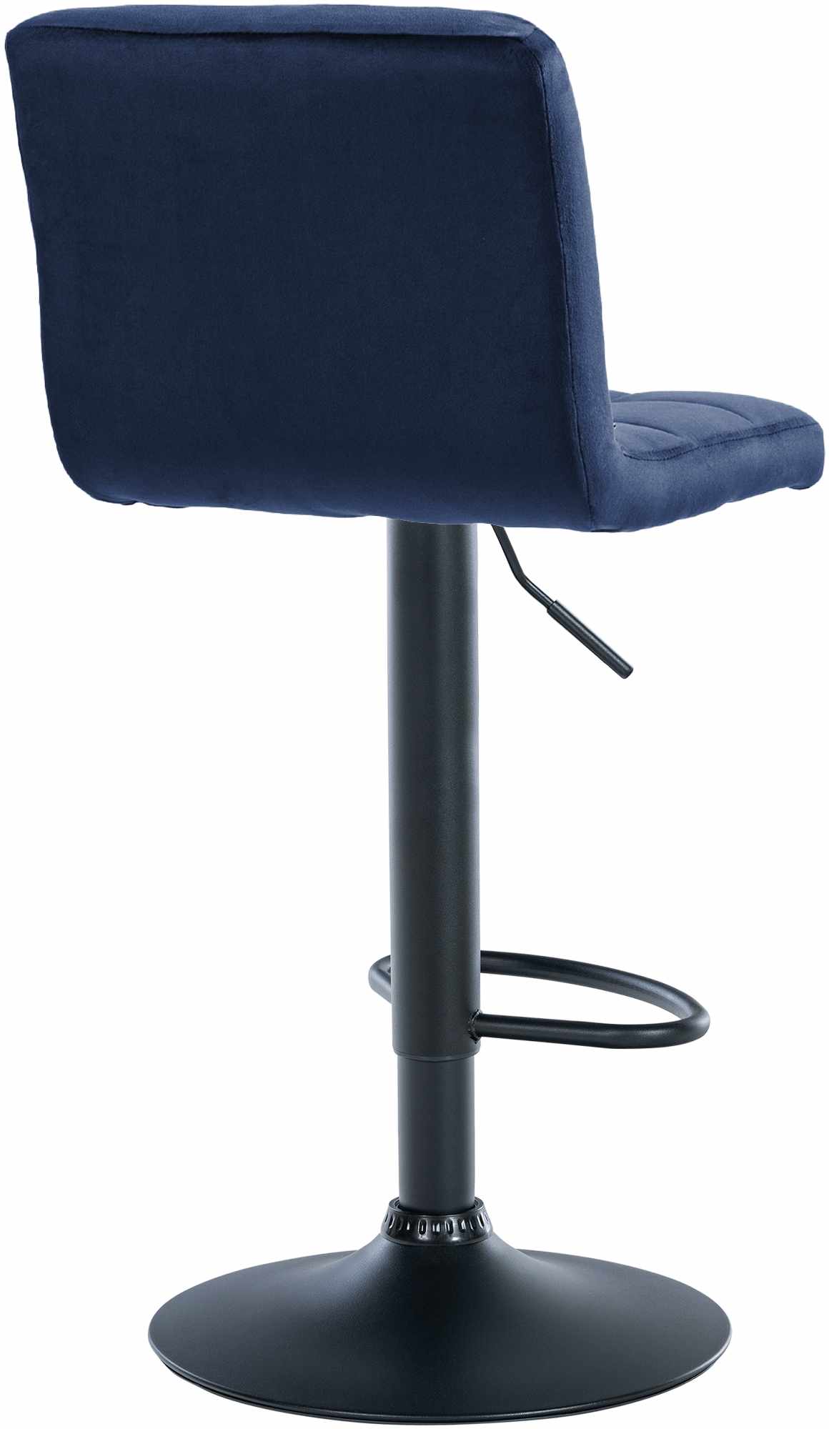 Lot de 2 tabourets de bar Peru velours