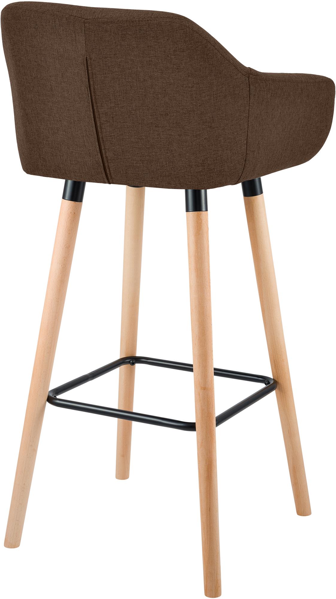 Tabouret de bar Grant en tissu