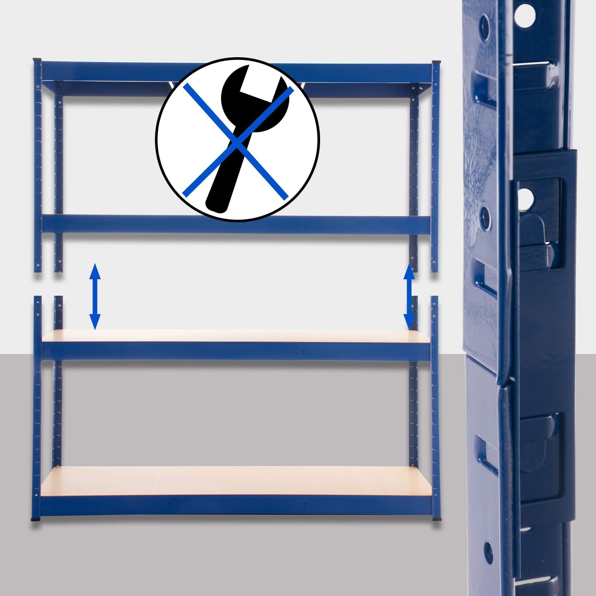Étagère de stockage 160X180X60 CM