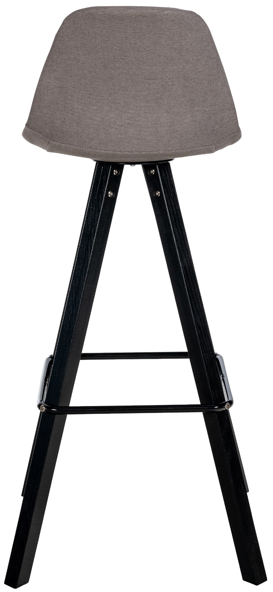 Lot de 2 tabourets de bar Corbin en tissu carré