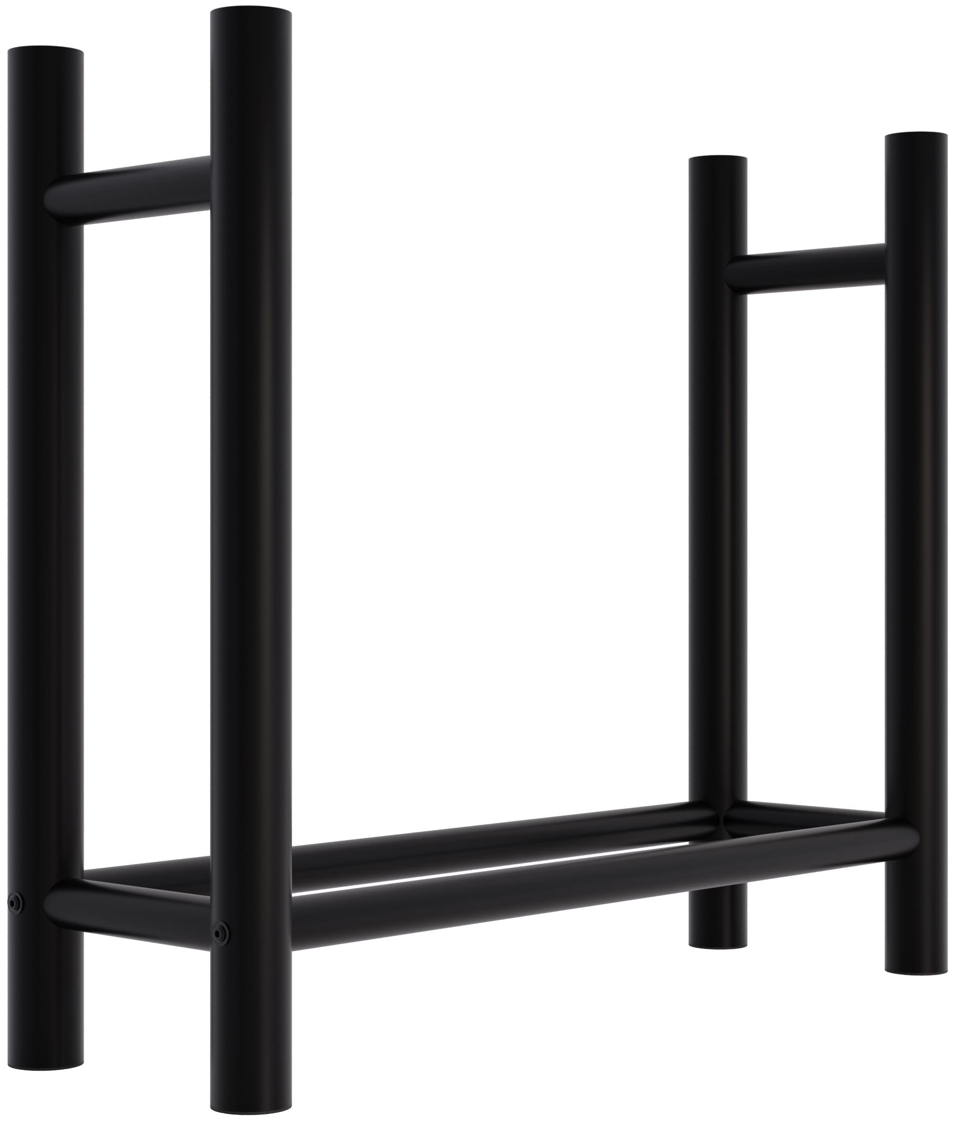 Porte-bûches Medya en métal noir