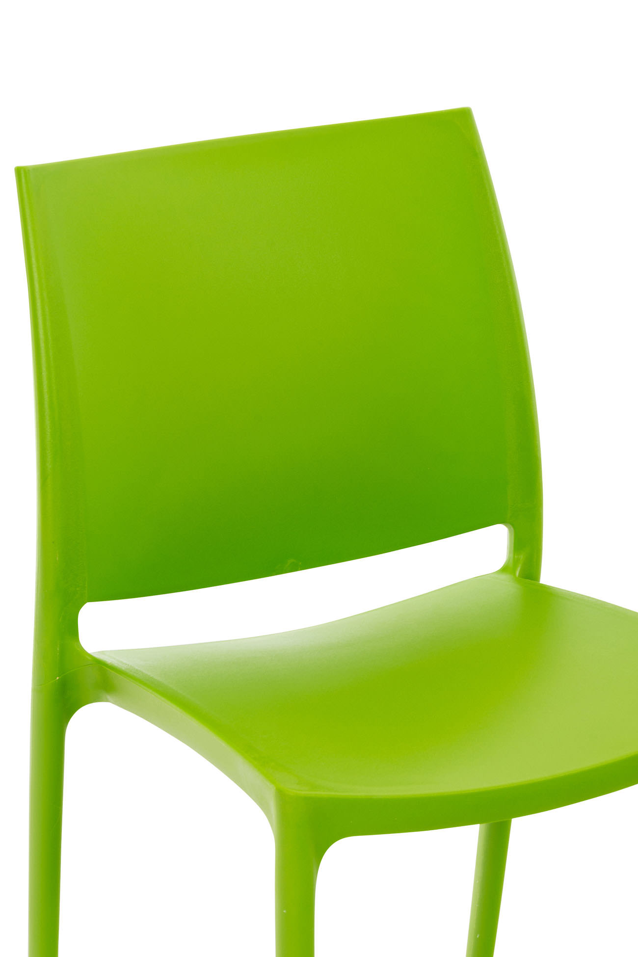 Lot de 2 chaises de jardin empilables Maya en plastique