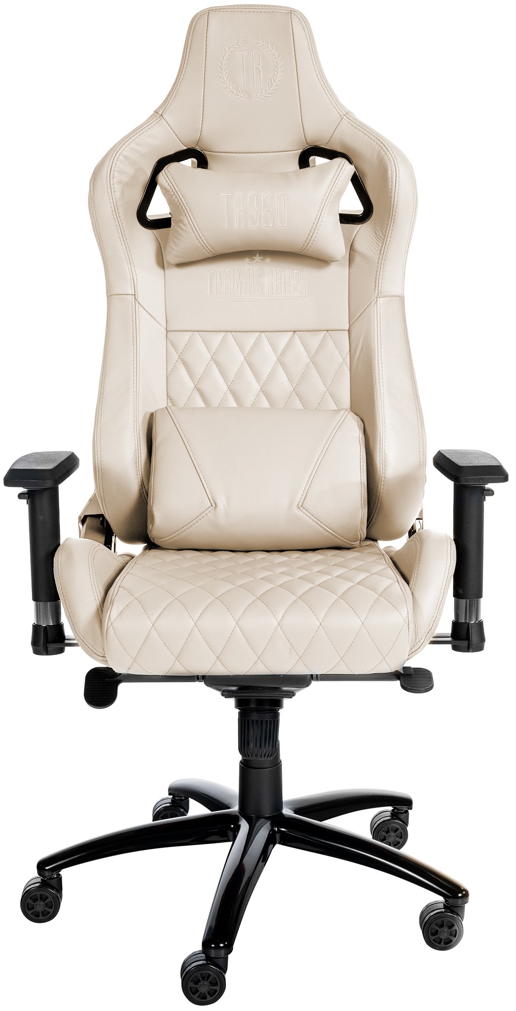 Fauteuil de bureau Keren revêtement en cuir véritable