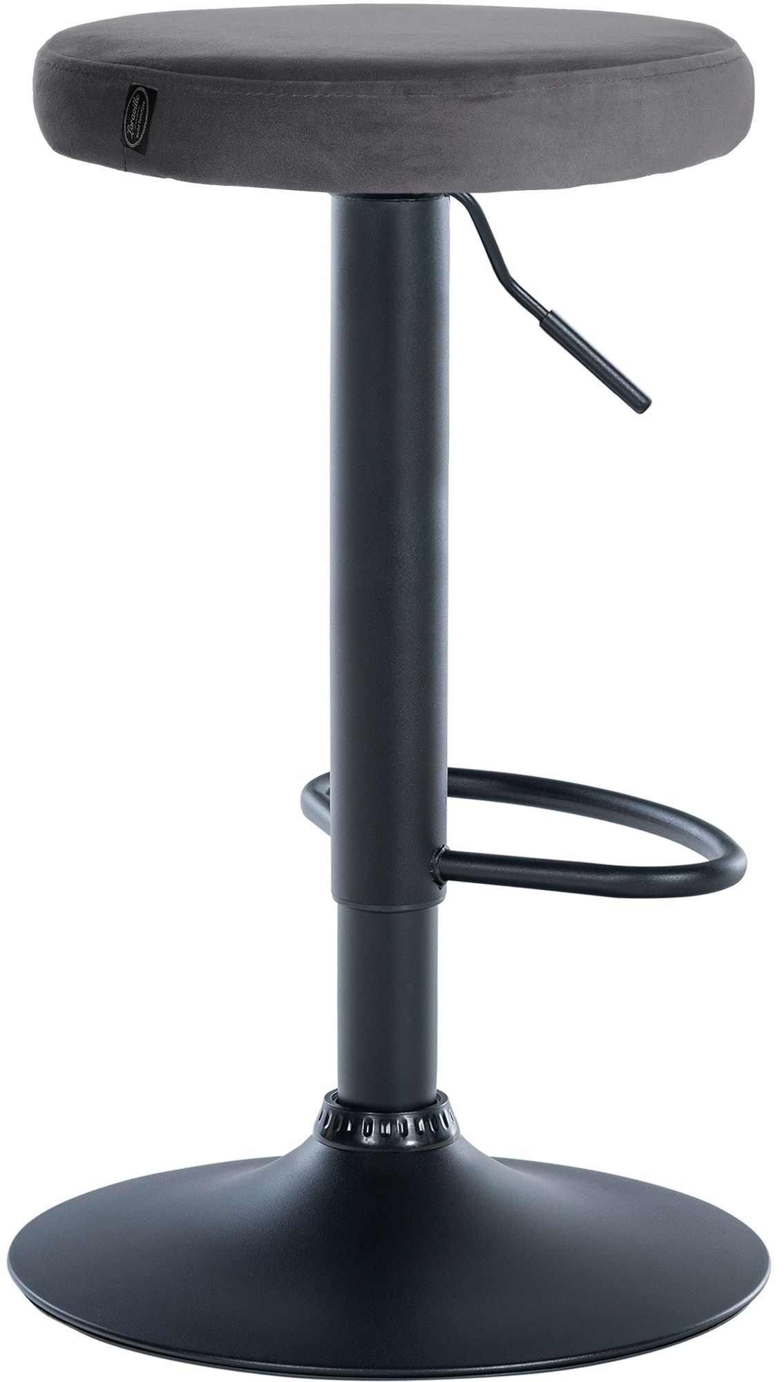 Tabouret de bar Ponte revêtement velours