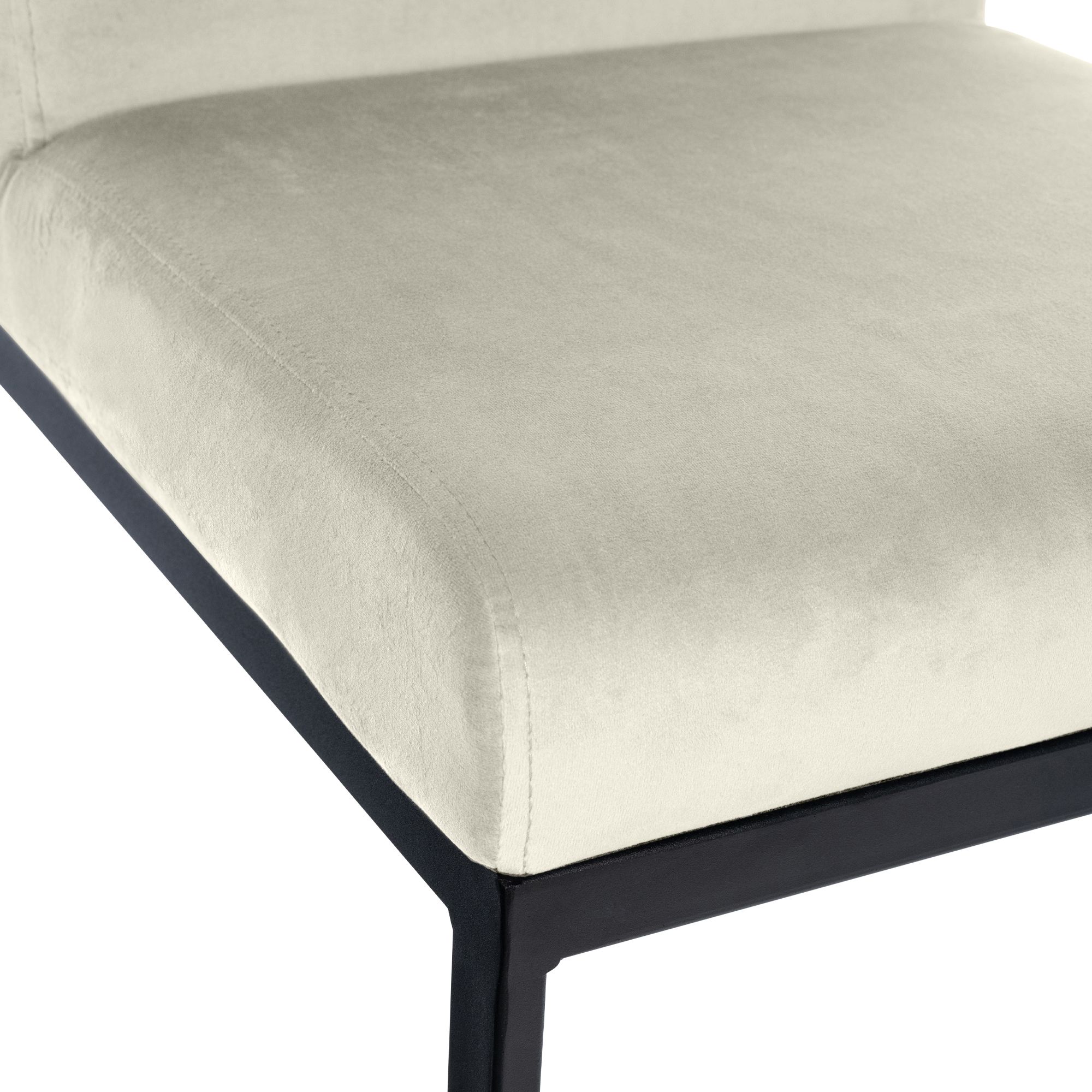 Lot de 2 tabourets de bar Hopewell en velours