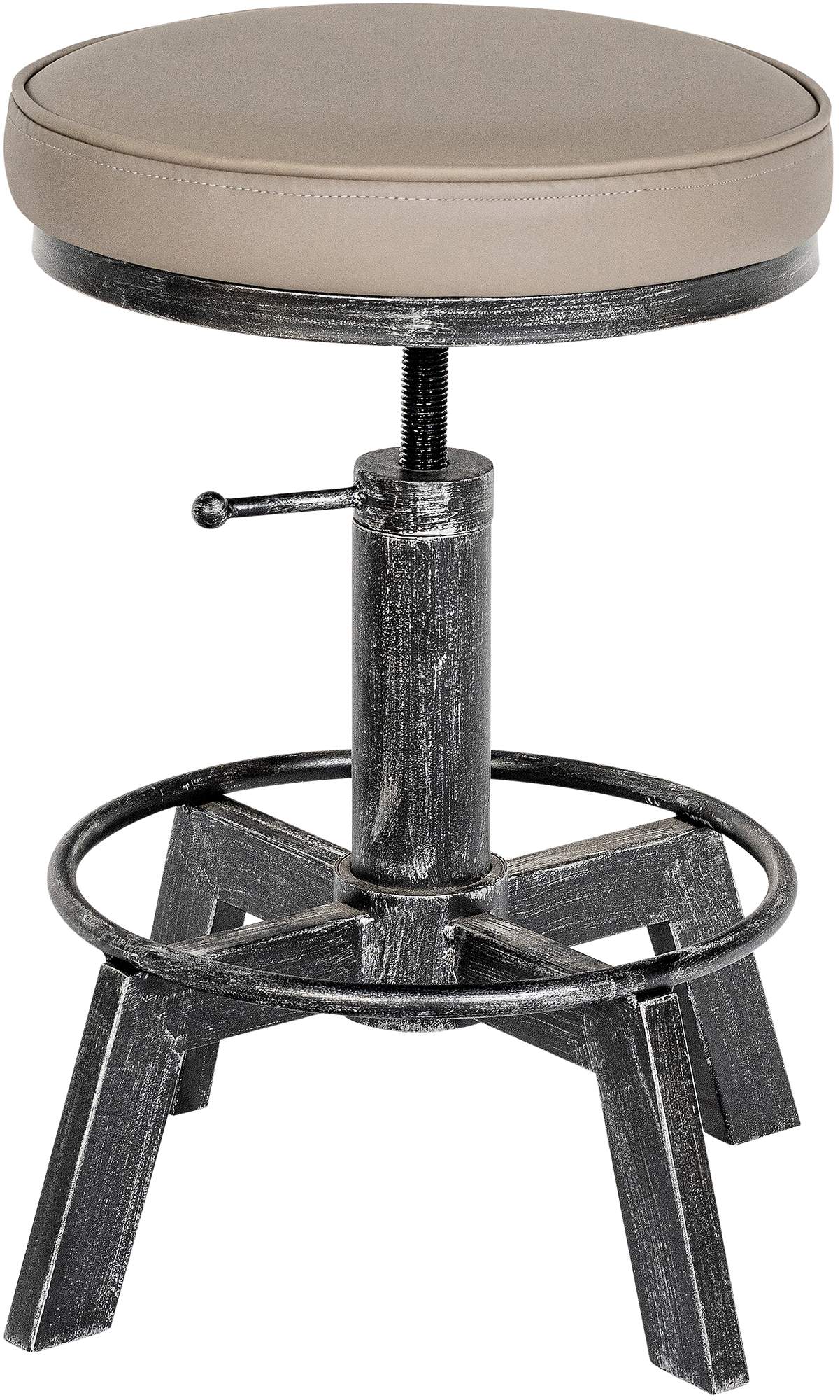 Tabouret Destin en Similicuir réglable et pivotant