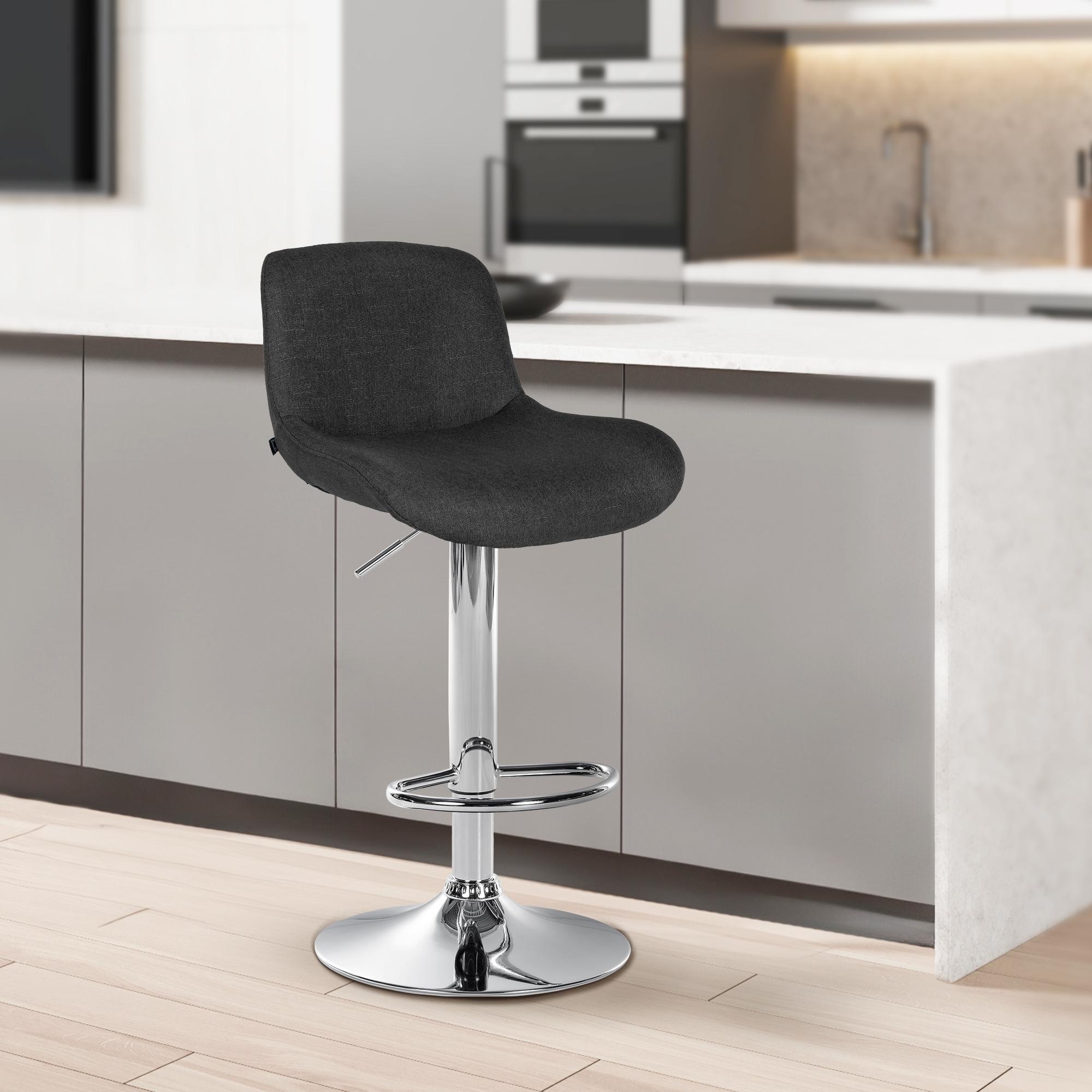 Tabouret de bar Solon Chrome