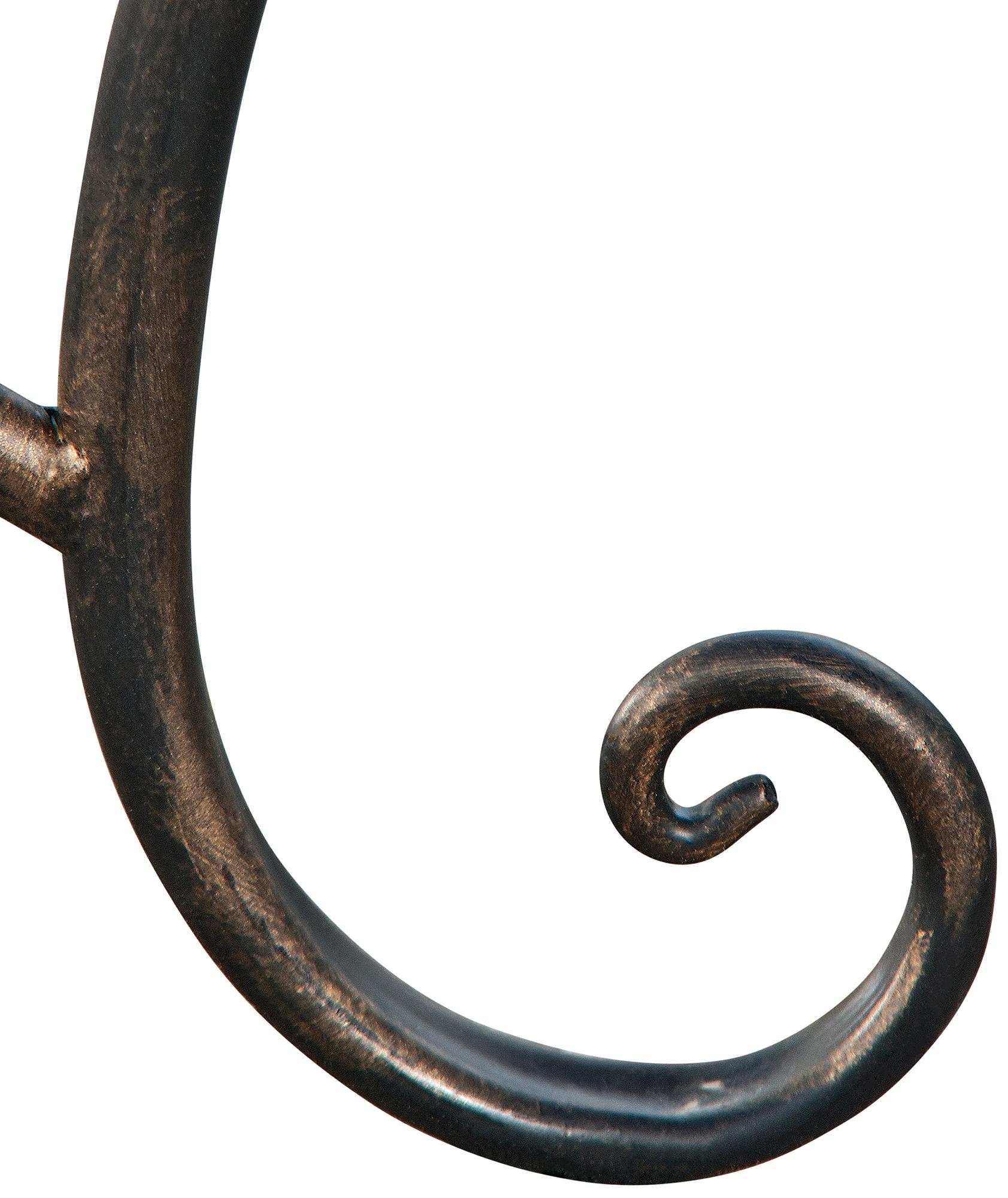Banc de jardin au style antique Tara en fer forgé