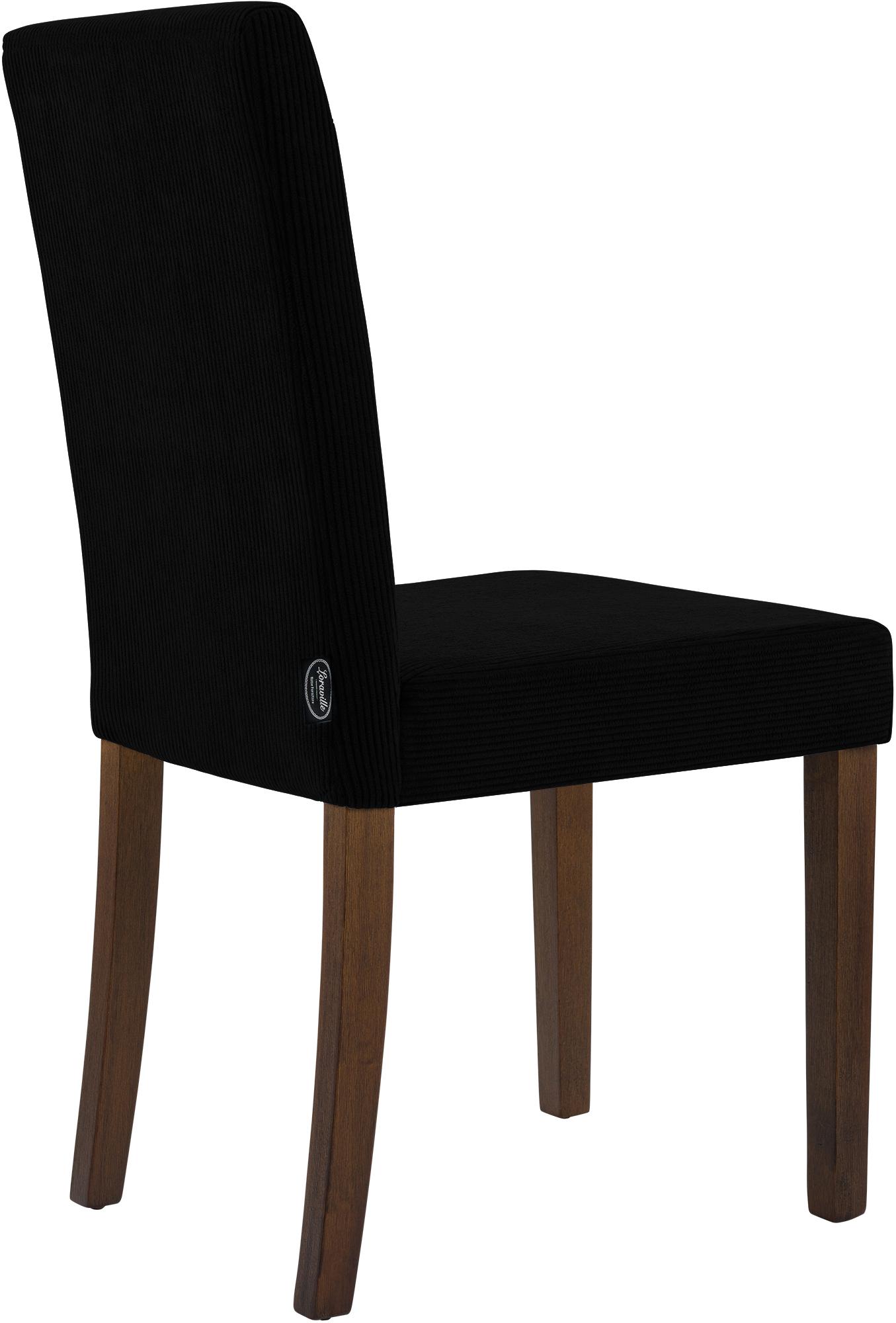 Chaise de salle à manger Ina velours côtelé