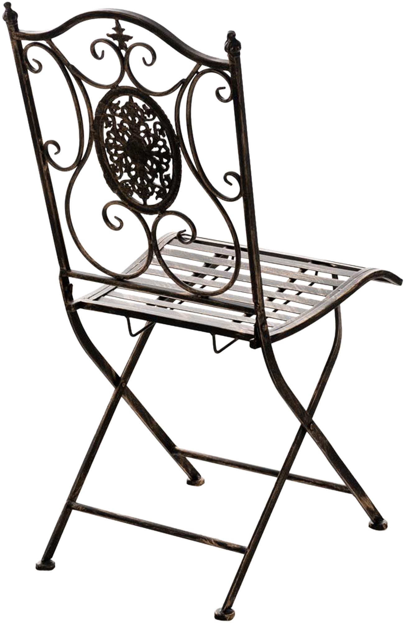 Chaise de jardin en métal Sibell