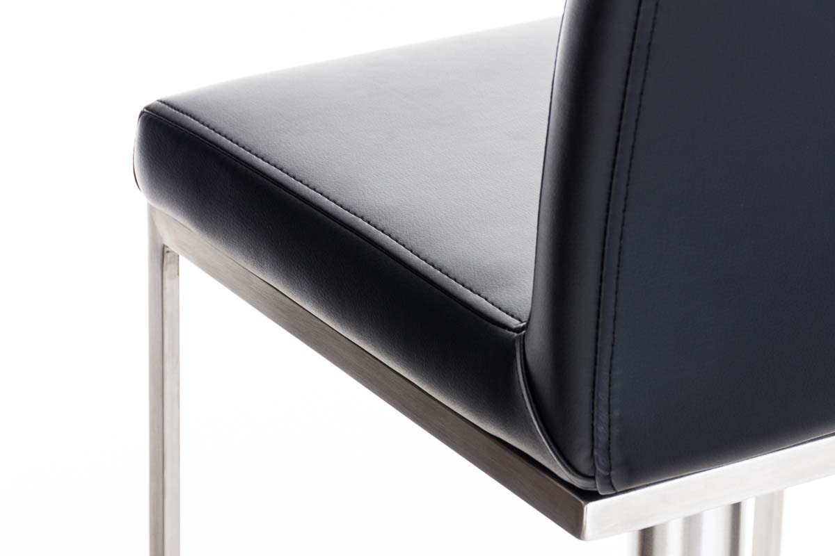 Lot de 2 tabourets de bar Panama recouverts de similicuir