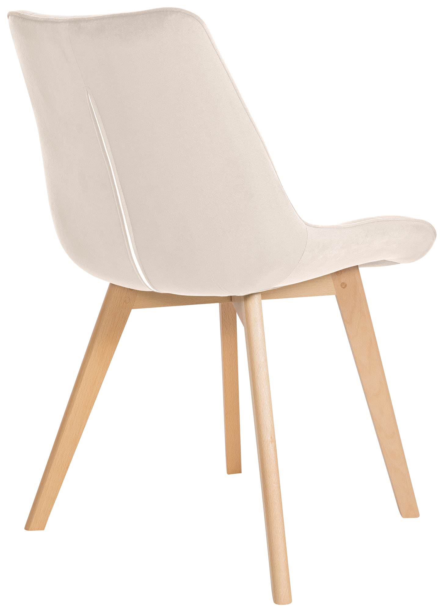 Lot de 2 chaises Brook velours