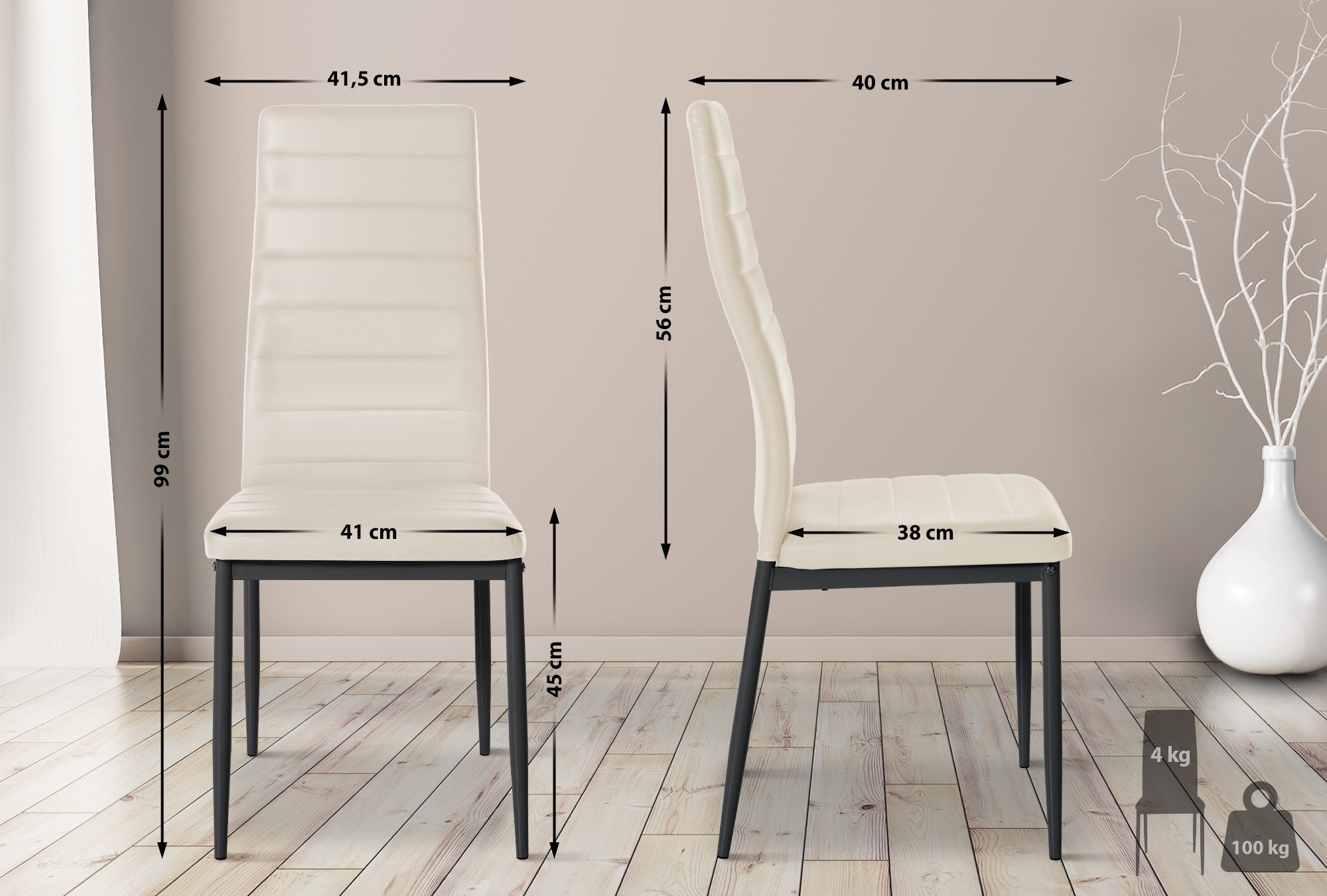 Chaise de salle à manger Mayfair